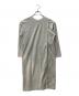 MACPHEE（マカフィー）の古着「コットンポリエステルコーデュロイ アシンメトリーラップワンピース」｜グレー