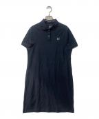 FRED PERRYフレッドペリー）の古着「CREPE DRESS」｜ネイビー