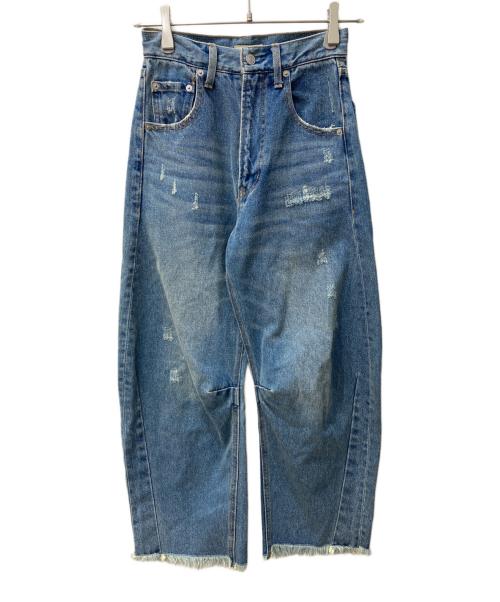 mystic（ミスティック）mystic (ミスティック) カーブデニム インディゴ サイズ:SIZE 0の古着・服飾アイテム