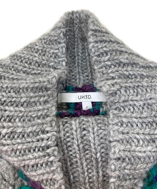 UN3D.（アンスリード）UN3D. (アンスリード) ループニットセーター グレー サイズ:FREEの古着・服飾アイテム