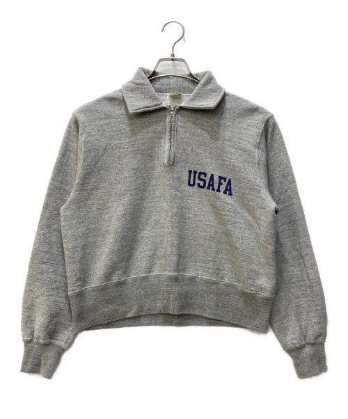 BUZZ RICKSON'S（バズリクソンズ）BUZZ RICKSON'S (バズリクソンズ) ハーフジップスウェット グレー サイズ:Ｌの古着・服飾アイテム