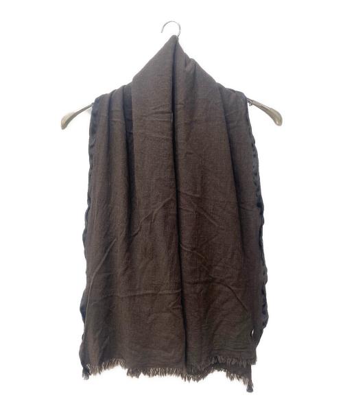 locally（ローカリー）locally (ローカリー) accessories mau (アクセサリーマウ) ストール ブラウンの古着・服飾アイテム