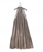 HER LIP TOハーリップトゥ）の古着「Notting Hill Belted Dress」｜ピンク