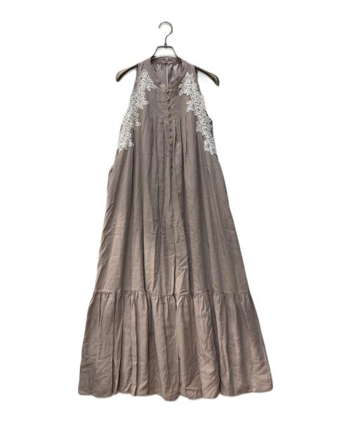 HER LIP TO（ハーリップトゥ）HER LIP TO (ハーリップトゥ) Notting Hill Belted Dress ピンク サイズ:Ｍの古着・服飾アイテム