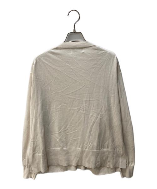 SLOBE IENA（スローブ イエナ）SLOBE IENA (スローブ イエナ) アイスコットンVネックカーディガン ベージュ サイズ:FERRの古着・服飾アイテム