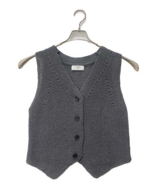 SLOBE IENA（スローブ イエナ）SLOBE IENA (スローブ イエナ) ニットジレ グレー サイズ:サイズ表記無しの古着・服飾アイテム