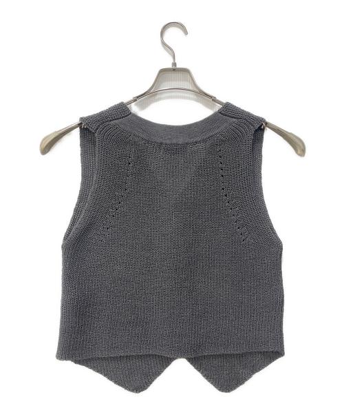 SLOBE IENA（スローブ イエナ）SLOBE IENA (スローブ イエナ) ニットジレ グレー サイズ:サイズ表記無しの古着・服飾アイテム