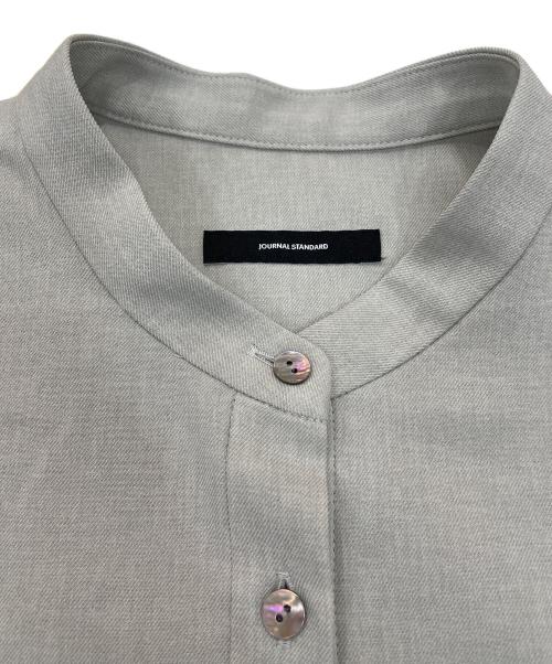 JOURNAL STANDARD（ジャーナルスタンダード）JOURNAL STANDARD (ジャーナルスタンダード) ウーリッシュツイルドロストシャツ グレー サイズ:サイズ表記無しの古着・服飾アイテム