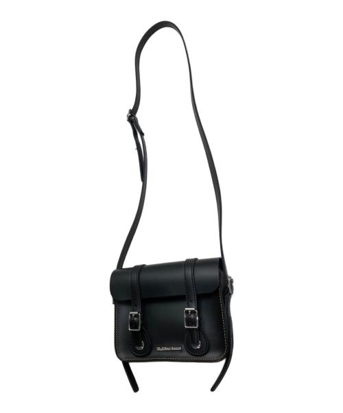 Dr.Martens（ドクターマーチン）Dr.Martens (ドクターマーチン) 7 Inch レザー クロスボディバッグ ブラックの古着・服飾アイテム