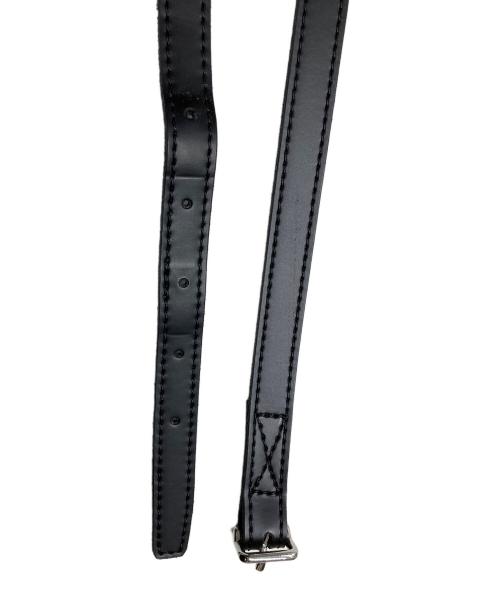 Dr.Martens（ドクターマーチン）Dr.Martens (ドクターマーチン) 7 Inch レザー クロスボディバッグ ブラックの古着・服飾アイテム