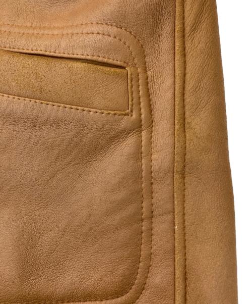 Wind Armor（ウィンドアーマー）Wind Armor (ウィンドアーマー) ムートンジャケット ブラウン サイズ:Mの古着・服飾アイテム