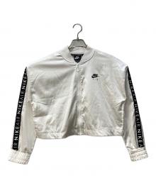 NIKE（ナイキ）の古着「クロップドナイロンジャケット」｜ホワイト