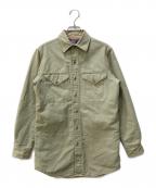 POLO RALPH LAURENポロ・ラルフローレン）の古着「ネイティブブランケットワークシャツ」｜グリーン