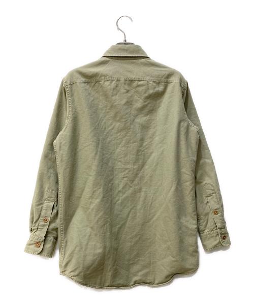 POLO RALPH LAUREN（ポロ・ラルフローレン）POLO RALPH LAUREN (ポロ・ラルフローレン) ネイティブブランケットワークシャツ グリーン サイズ:Sの古着・服飾アイテム