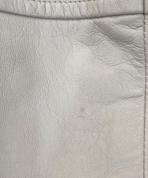 CASTELBAJAC（カステルバジャック）CASTELBAJAC (カステルバジャック) ラムレザージャケット ベージュ サイズ:SIZE 1の古着・服飾アイテム