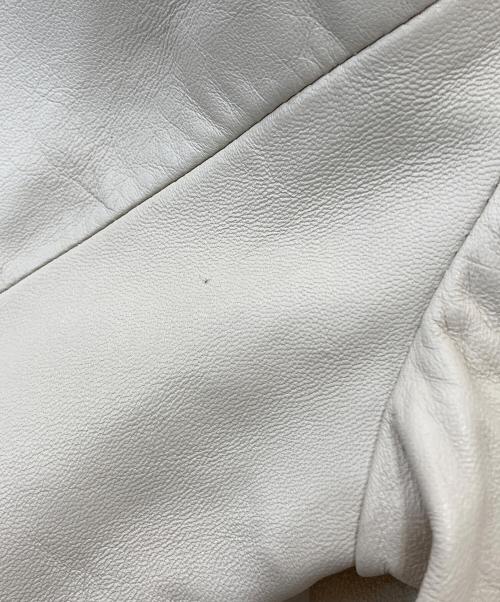 CASTELBAJAC（カステルバジャック）CASTELBAJAC (カステルバジャック) ラムレザージャケット ベージュ サイズ:SIZE 1の古着・服飾アイテム