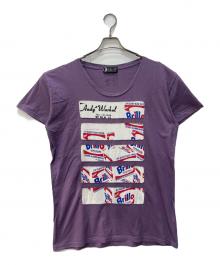 Andy Warhol by HYSTERIC GLAMOUR（アンディーウォーホルバイヒステリックグラマー）の古着「洗剤柄オーバーサイズTシャツ」｜パープル