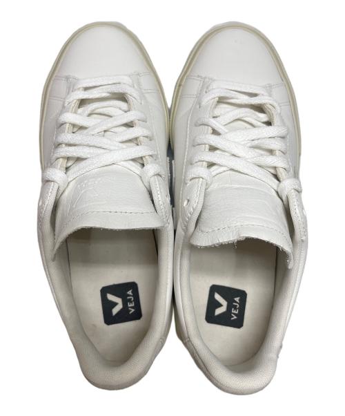 VEJA（ヴェジャ）VEJA (ヴェジャ) CAMPO CHROMEFREE LEATHER ホワイト サイズ:24の古着・服飾アイテム