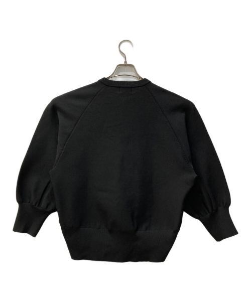 maomade（マオメイド）maomade (マオメイド) ニットブルゾン ブラック サイズ:FREEの古着・服飾アイテム