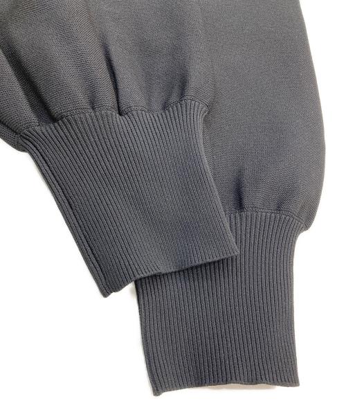 maomade（マオメイド）maomade (マオメイド) ニットブルゾン ブラック サイズ:FREEの古着・服飾アイテム