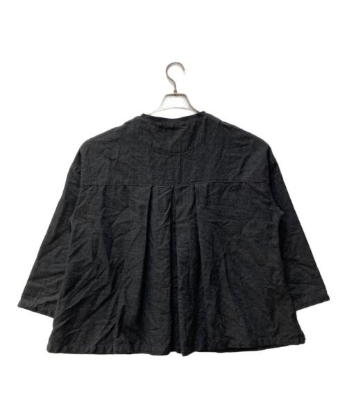 HARVESTY（ハーベスティー）HARVESTY (ハーベスティー) ウールコットンアトリエブラウス グレー サイズ:SIZE 1の古着・服飾アイテム