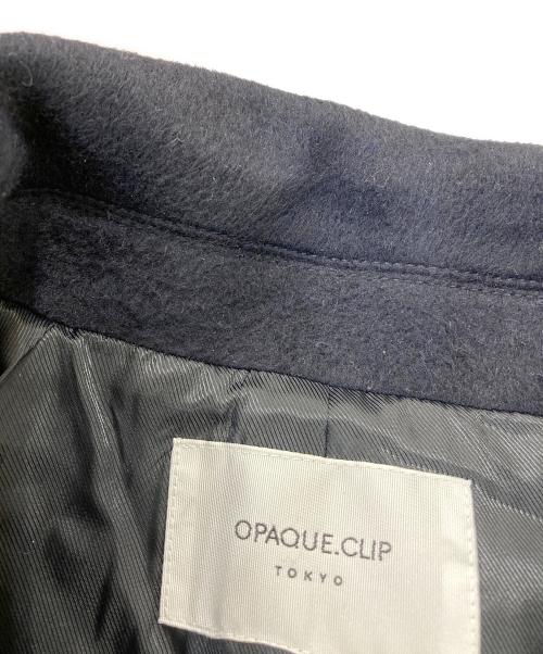 OPAQUE.CLIP（オペークドットクリップ）OPAQUE.CLIP (オペークドットクリップ) Pコート ネイビー サイズ:Ｍの古着・服飾アイテム
