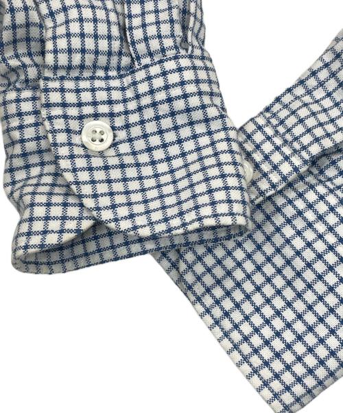 45R（フォーティファイブ・アール）45R (フォーティファイブ・アール) プルオーバーシャツ ブルーの古着・服飾アイテム