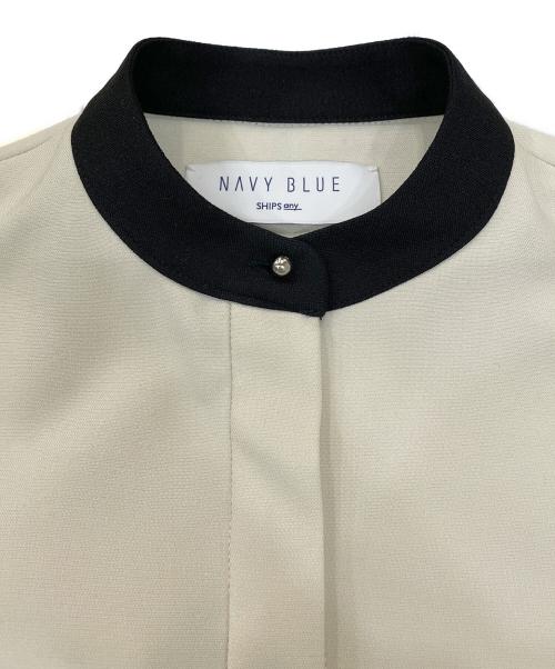 SHIPS any（シップスエニィ）SHIPS any (シップスエニィ) ダブルクロス Aライン シャツワンピース ベージュ サイズ:FREEの古着・服飾アイテム