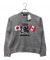 DSQUARED2（ディースクエアード）の古着「プリントスウェット」｜グレー