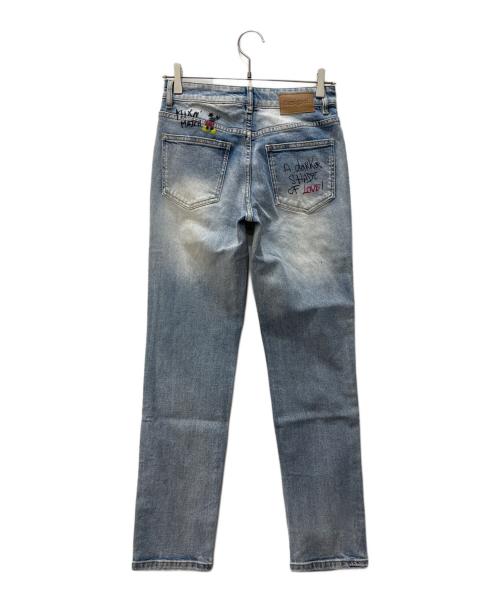 Desigual（デシグアル）Desigual (デシグアル) DISNEY (ディズニー) ミッキーマウス ストレートジーンズ インディゴ サイズ:36 未使用品の古着・服飾アイテム