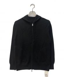 CASHYAGE（カシヤージュ）の古着「カシミヤジップパーカー」｜ブラック