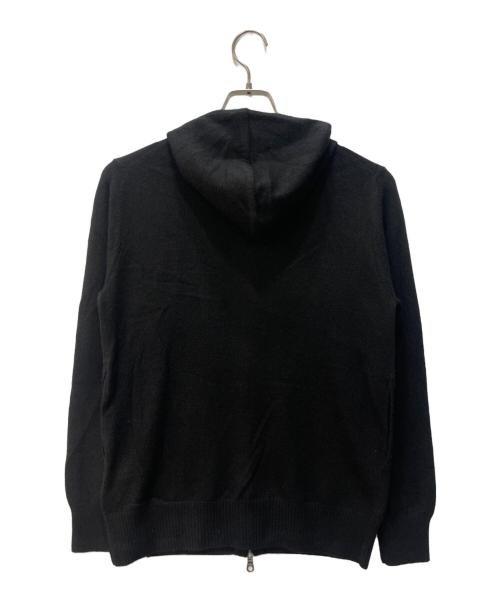 CASHYAGE（カシヤージュ）CASHYAGE (カシヤージュ) カシミヤジップパーカー ブラック サイズ:S-Mの古着・服飾アイテム