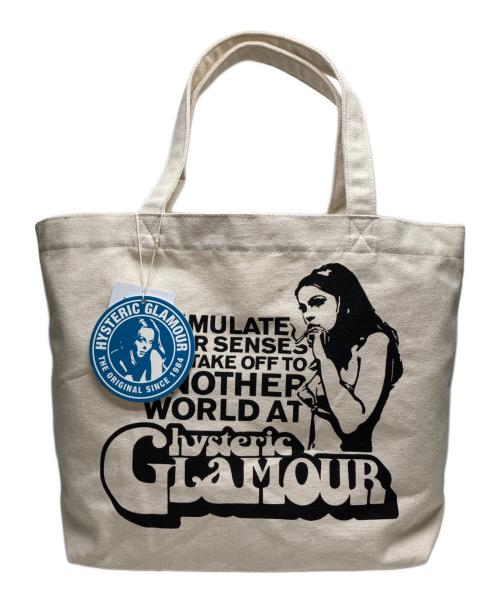 Hysteric Glamour（ヒステリックグラマー）Hysteric Glamour (ヒステリックグラマー) SMOKING GIRL キャンバストートバッグ アイボリー 未使用品の古着・服飾アイテム