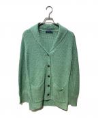POLO RALPH LAURENポロ・ラルフローレン）の古着「リネンニットカーディガン」｜黄緑
