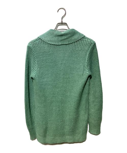 POLO RALPH LAUREN（ポロ・ラルフローレン）POLO RALPH LAUREN (ポロ・ラルフローレン) リネンニットカーディガン 黄緑 サイズ:Sの古着・服飾アイテム