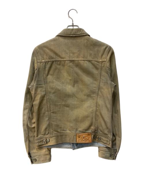 DOLCE & GABBANA（ドルチェ＆ガッバーナ）DOLCE & GABBANA (ドルチェ＆ガッバーナ) コーティングデニムジャケット インディゴ サイズ:50の古着・服飾アイテム