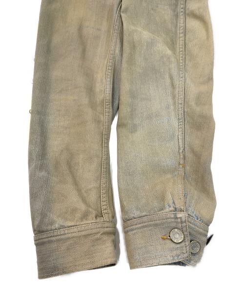 DOLCE & GABBANA（ドルチェ＆ガッバーナ）DOLCE & GABBANA (ドルチェ＆ガッバーナ) コーティングデニムジャケット インディゴ サイズ:50の古着・服飾アイテム