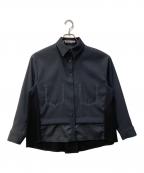 MARECHAL TERREマルシャルテル）の古着「コンビネーションシャツ」｜ブラック