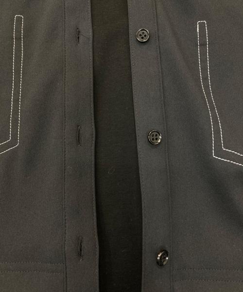 MARECHAL TERRE（マルシャルテル）MARECHAL TERRE (マルシャルテル) コンビネーションシャツ ブラック サイズ:SIZE 2の古着・服飾アイテム