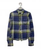 ROBE DE CHAMBRE COMME DES GARCONSローブドシャンブル コムデギャルソン）の古着「チェックシャツ」｜グリーン×ネイビー