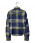 ROBE DE CHAMBRE COMME DES GARCONS (ローブドシャンブル コムデギャルソン) チェックシャツ グリーン×ネイビー サイズ:S：6000円