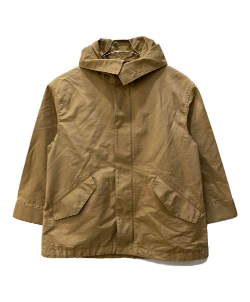Spick and Span（スピック＆スパン）Spick and Span (スピックアンドスパン) グログランフーディーライナーブルゾン ベージュ サイズ:36の古着・服飾アイテム