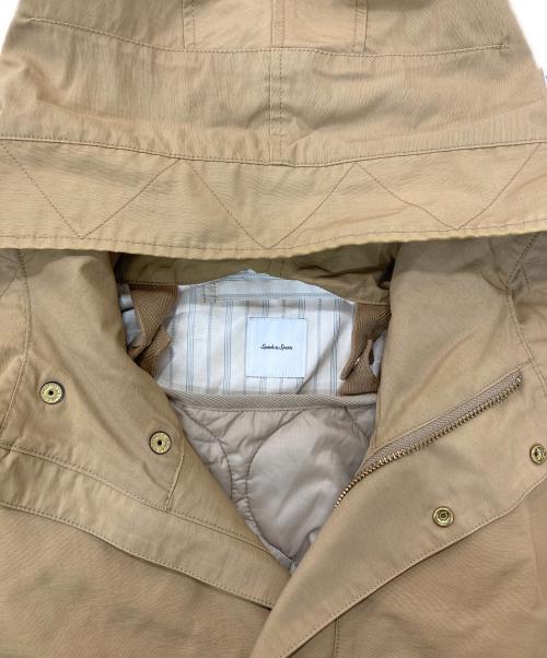 Spick and Span（スピック＆スパン）Spick and Span (スピックアンドスパン) グログランフーディーライナーブルゾン ベージュ サイズ:36の古着・服飾アイテム