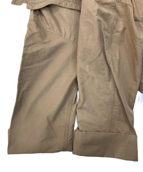 Spick and Span（スピック＆スパン）Spick and Span (スピックアンドスパン) グログランフーディーライナーブルゾン ベージュ サイズ:36の古着・服飾アイテム