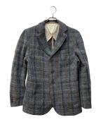 Harris Tweed×D'shハリスツイード×ディッシュ）の古着「ウールテーラードジャケット」｜グレー