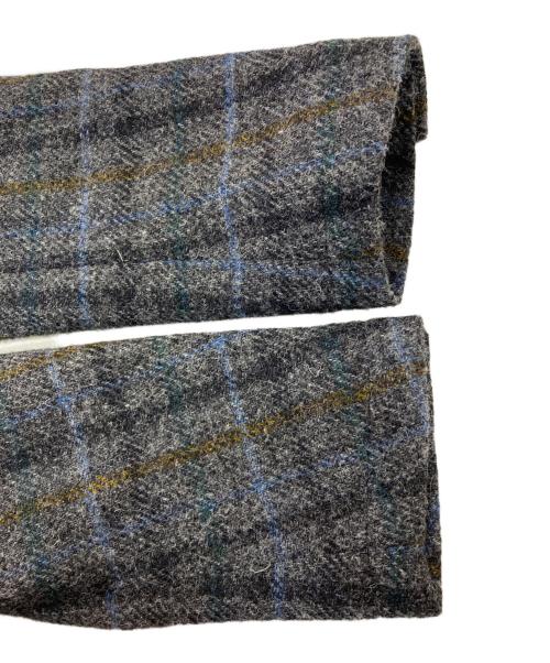 Harris Tweed（ハリスツイード）Harris Tweed (ハリスツイード) D'sh (ディッシュ) ウールテーラードジャケット グレー サイズ:38の古着・服飾アイテム