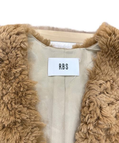 RBS（アールビーエス）RBS (アールビーエス) ラムファー ロングジレ ブラウン サイズ:サイズ表記無しの古着・服飾アイテム