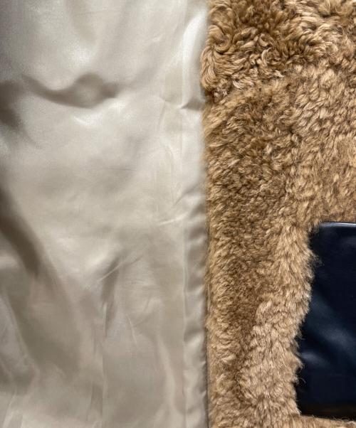 RBS（アールビーエス）RBS (アールビーエス) ラムファー ロングジレ ブラウン サイズ:サイズ表記無しの古着・服飾アイテム