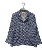 Engineered Garmentsエンジニアドガーメンツ）の古着「総柄ロイタージャケット」｜ネイビー