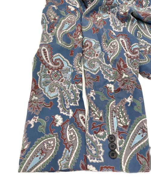 kenneth field（ケネスフィールド）kenneth field (ケネスフィールド) ペイズリー柄ジャケット ネイビー サイズ:36の古着・服飾アイテム